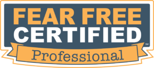 Fear Free Certified veterinarian badge